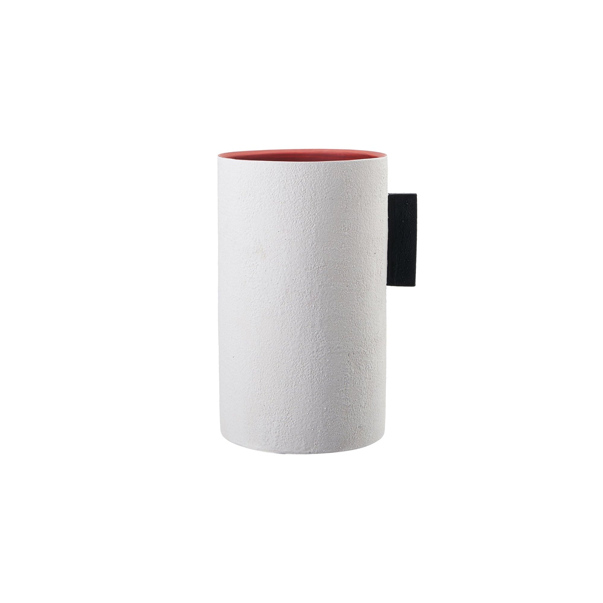 Santi II Ceramic Vase - White and Red by Liang & Eimil