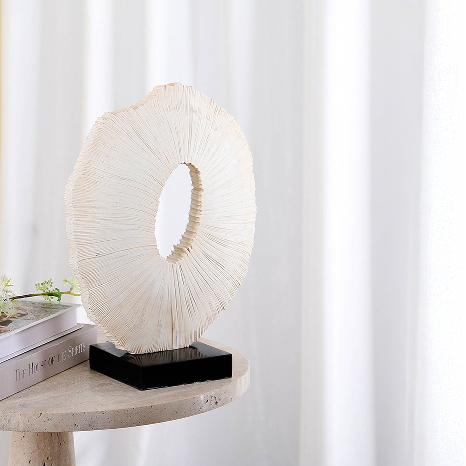 Worn by Time Beige & Black Sculpture by Liang & Eimil