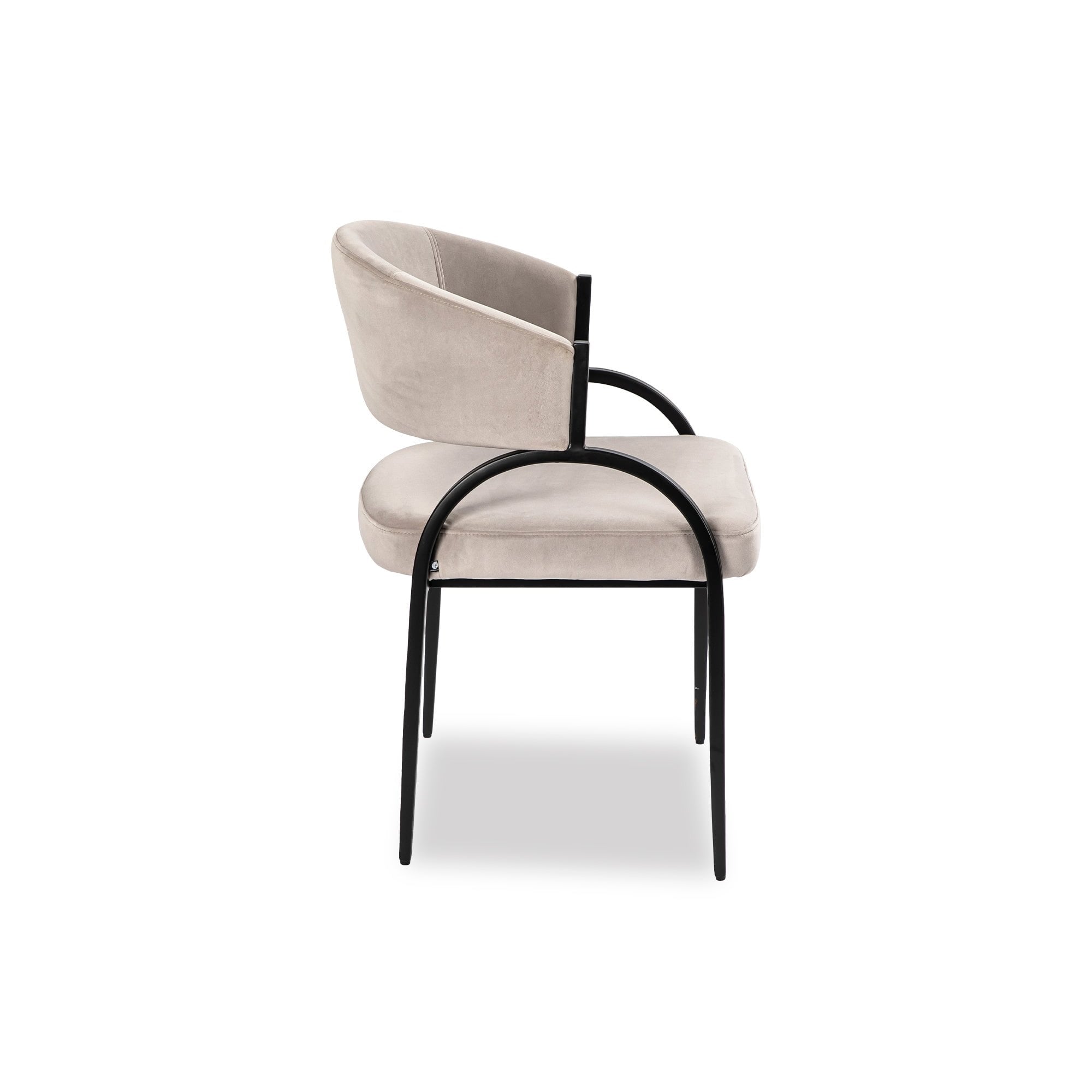 Pavilion Megan Light Grey Fabric Dining Chair by Liang & Eimil