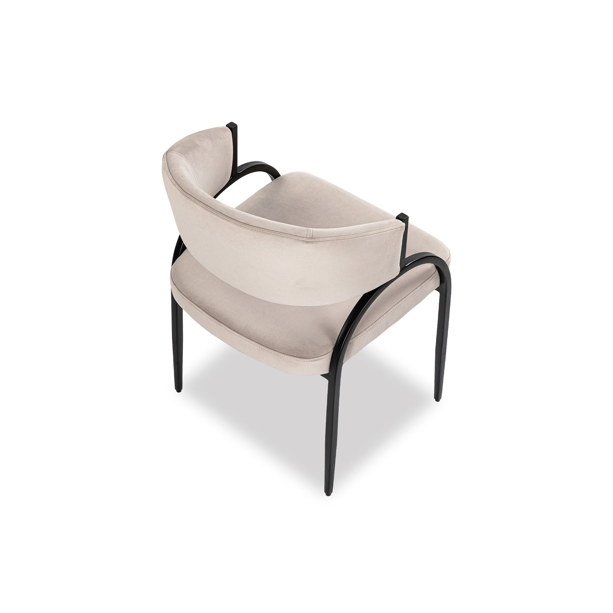 Pavilion Megan Light Grey Fabric Dining Chair by Liang & Eimil