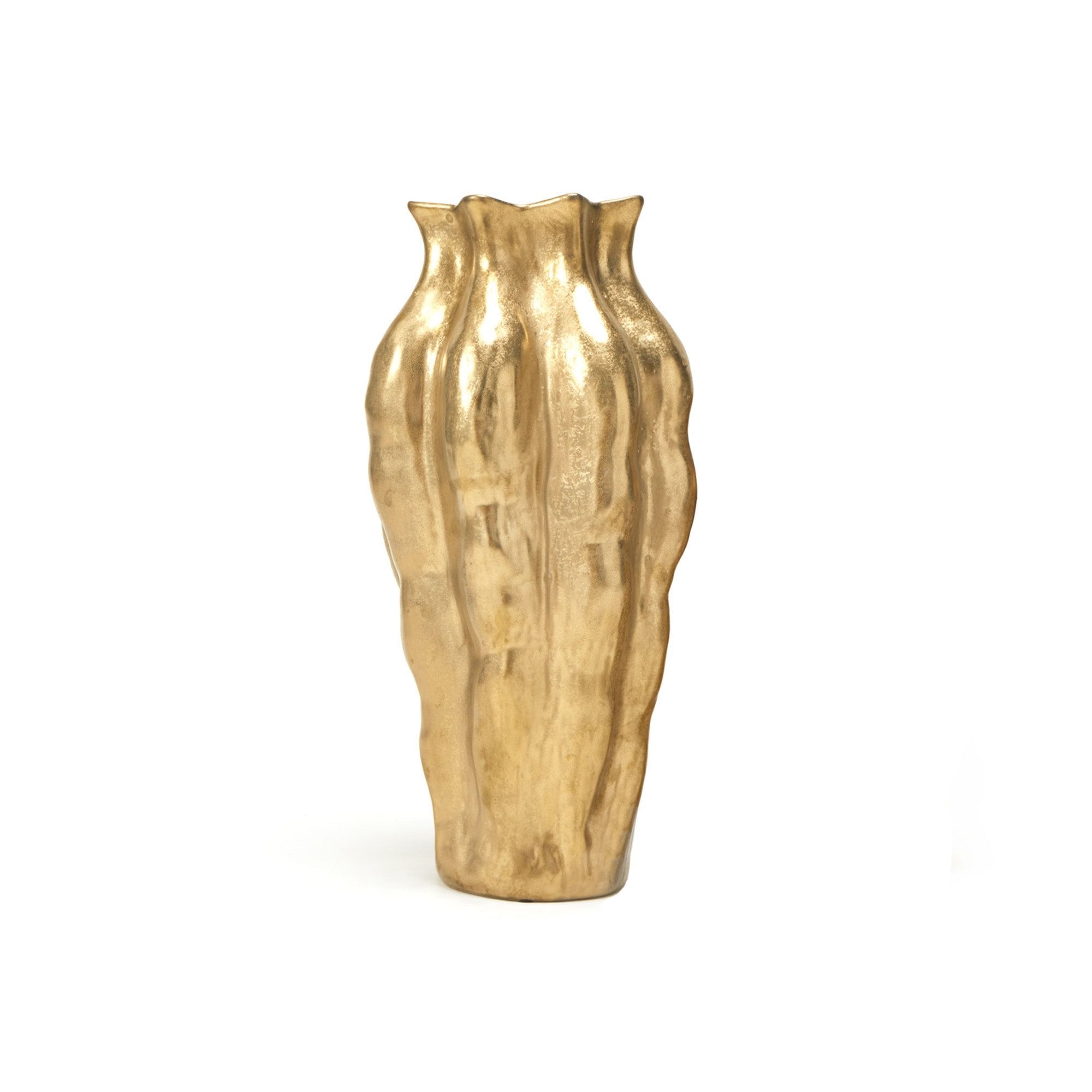 Monza Gold-Toned Vase by Liang & Eimil