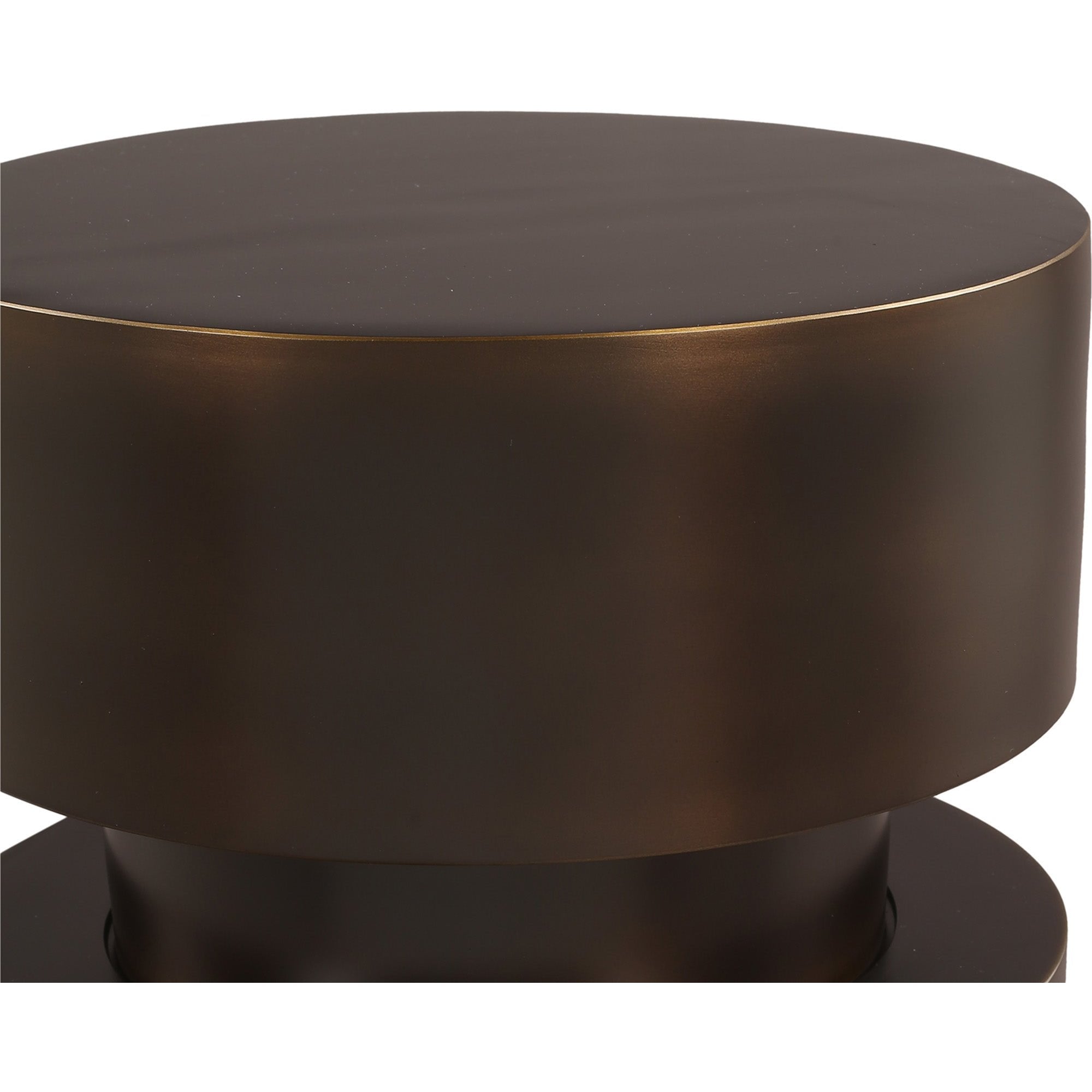 Gascon Dark Bronze Side Table by Liang & Eimil