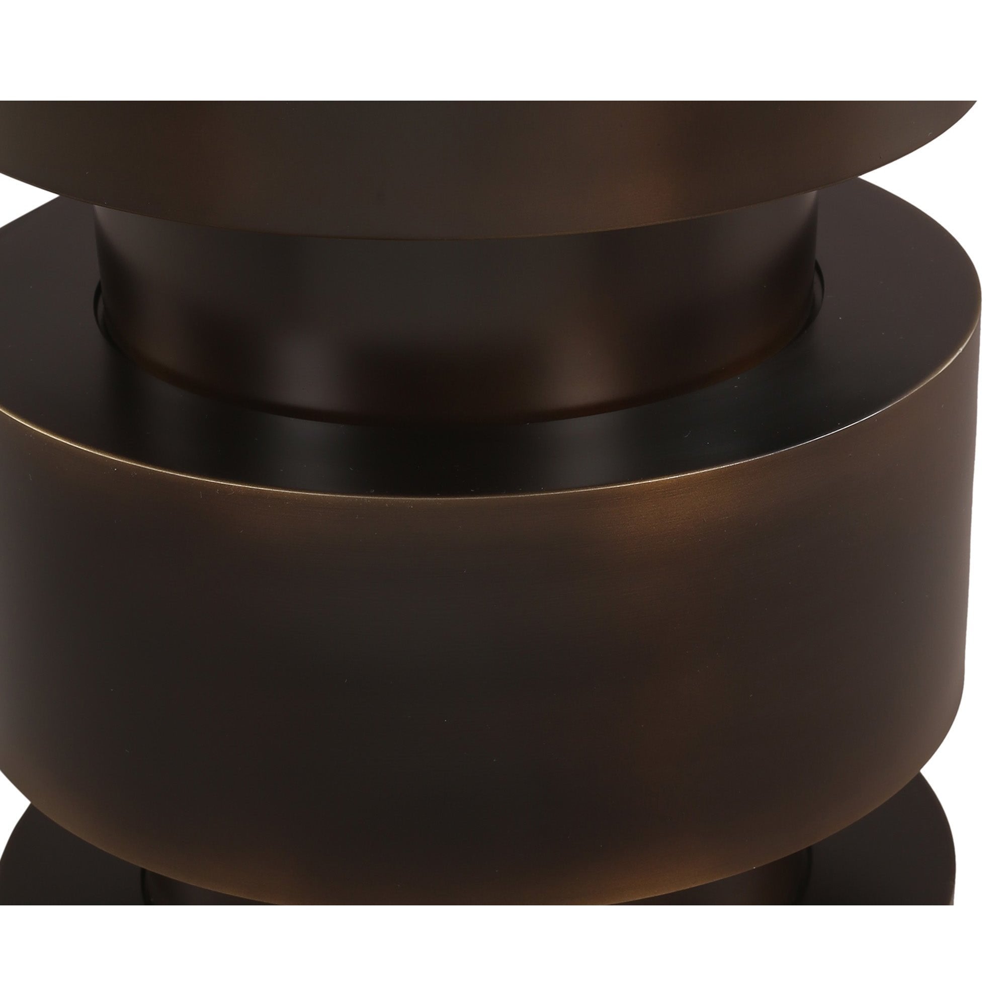 Gascon Dark Bronze Side Table by Liang & Eimil