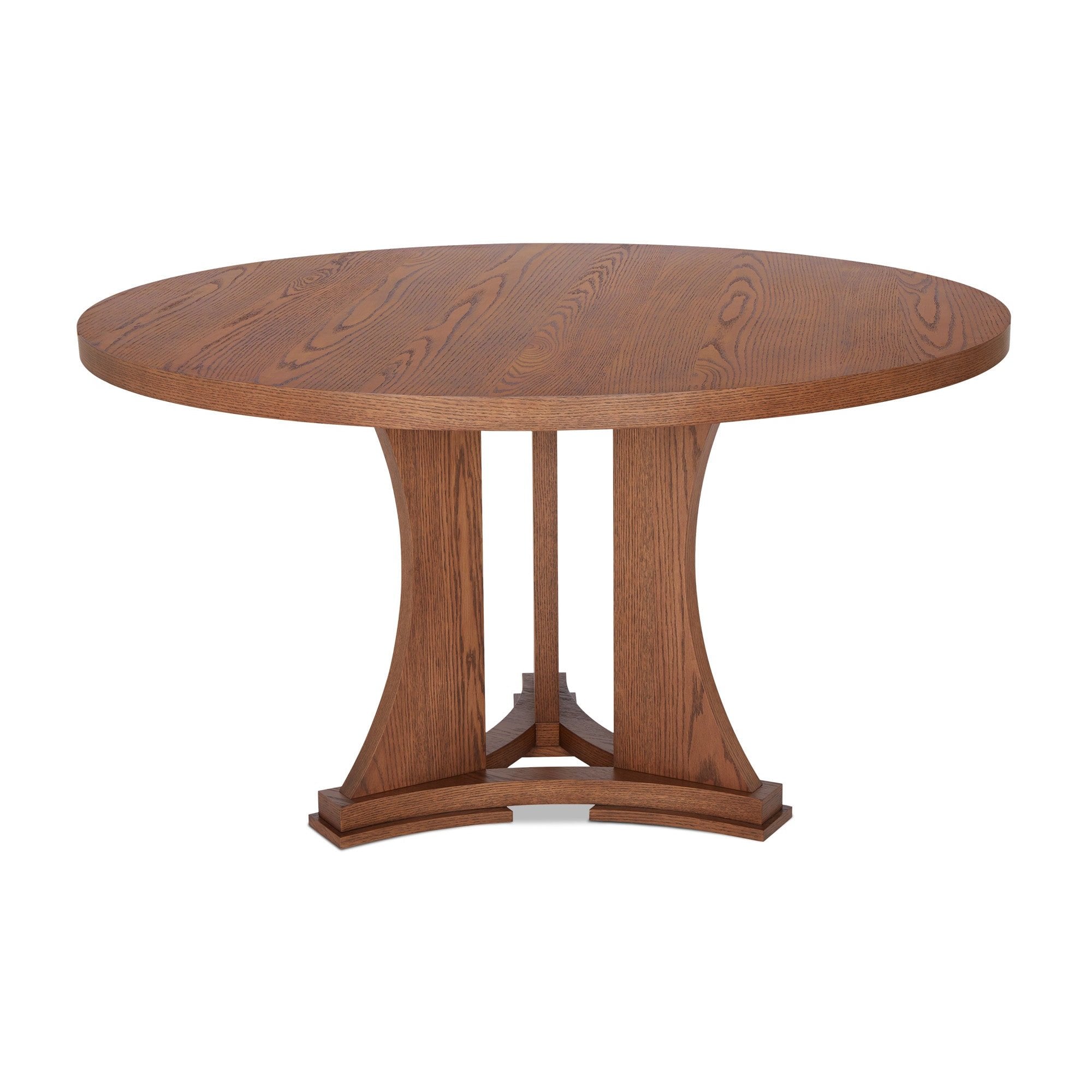 Trevi Brushed Brown Ash Wood Dining Table by Liang & Eimil