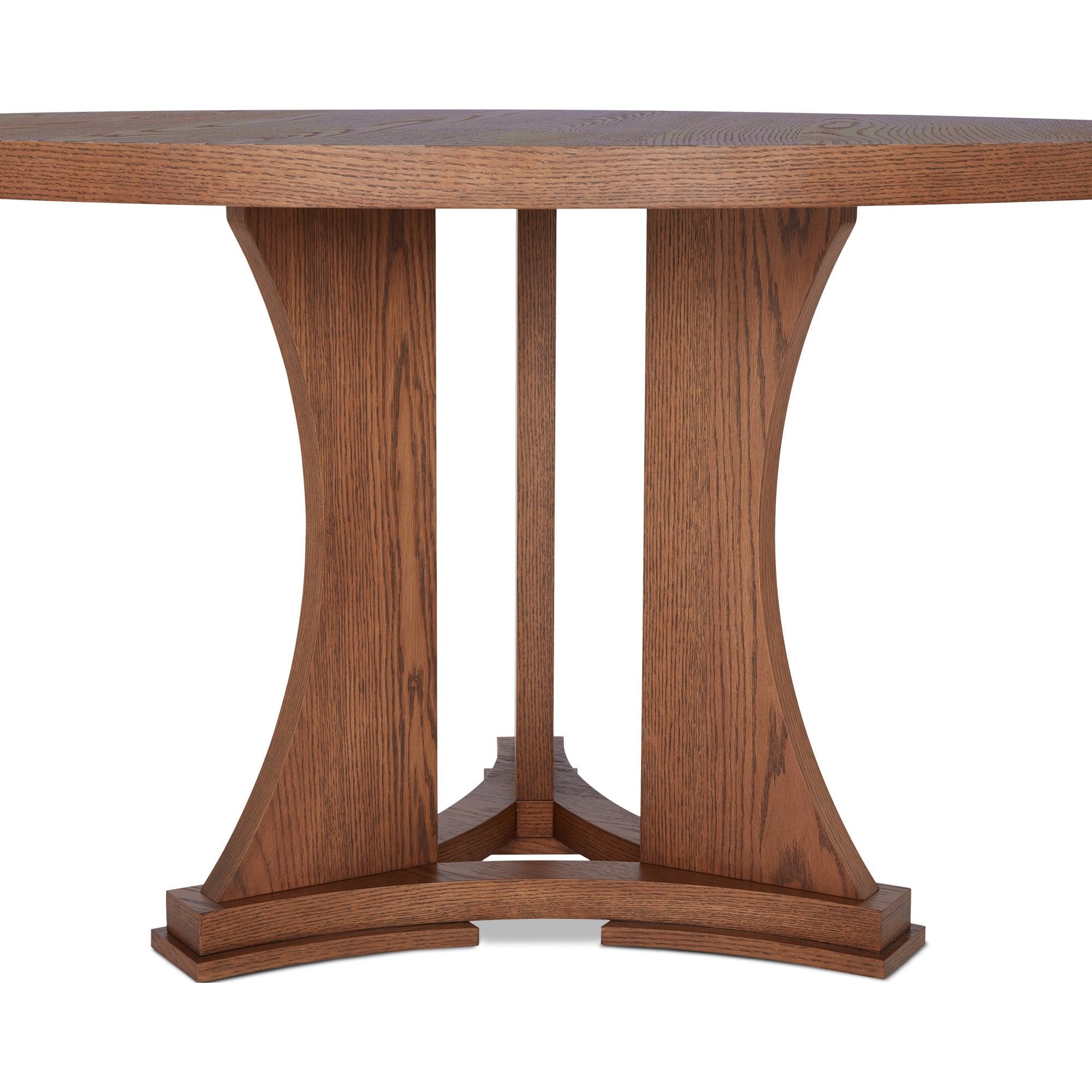 Trevi Brushed Brown Ash Wood Dining Table by Liang & Eimil
