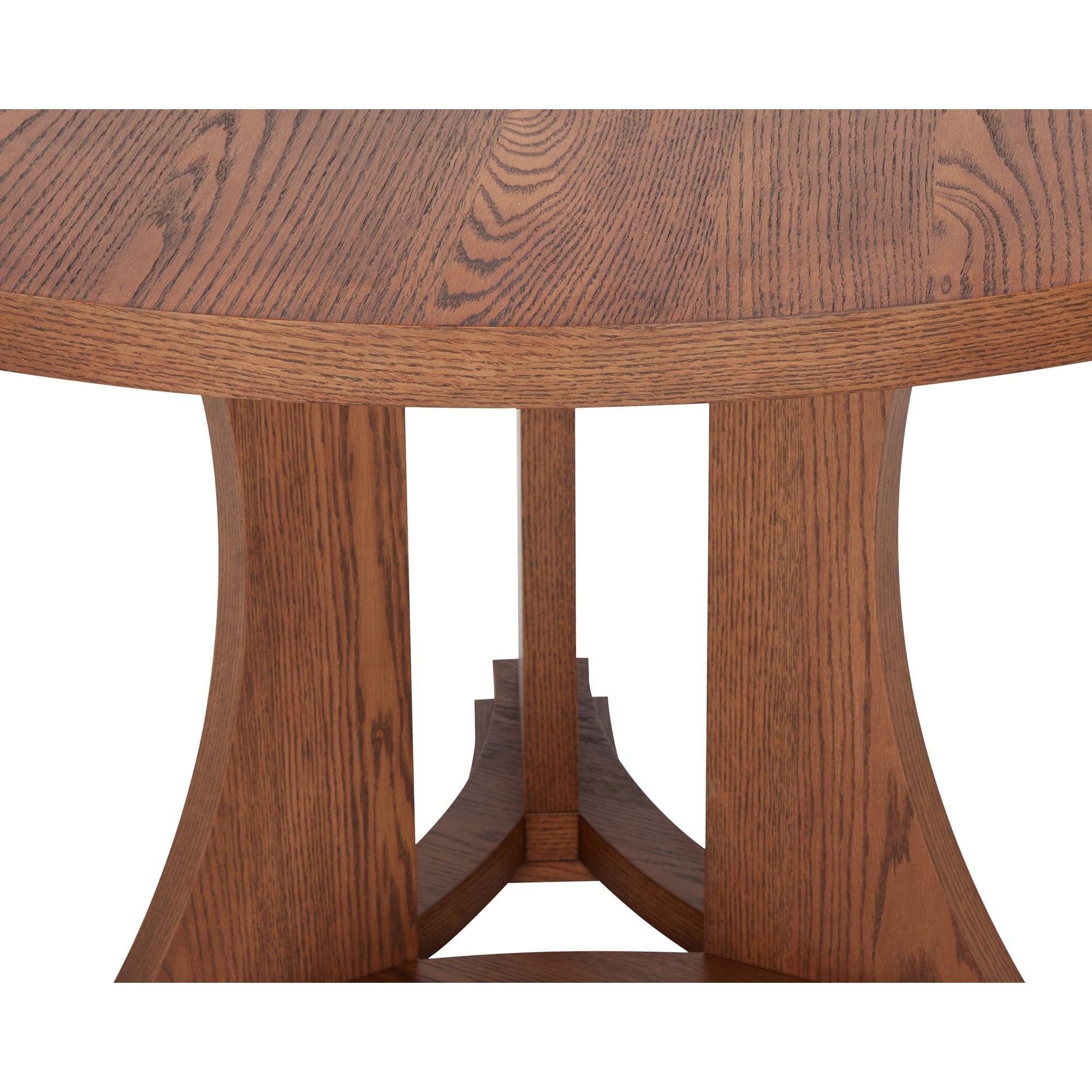 Trevi Brushed Brown Ash Wood Dining Table by Liang & Eimil