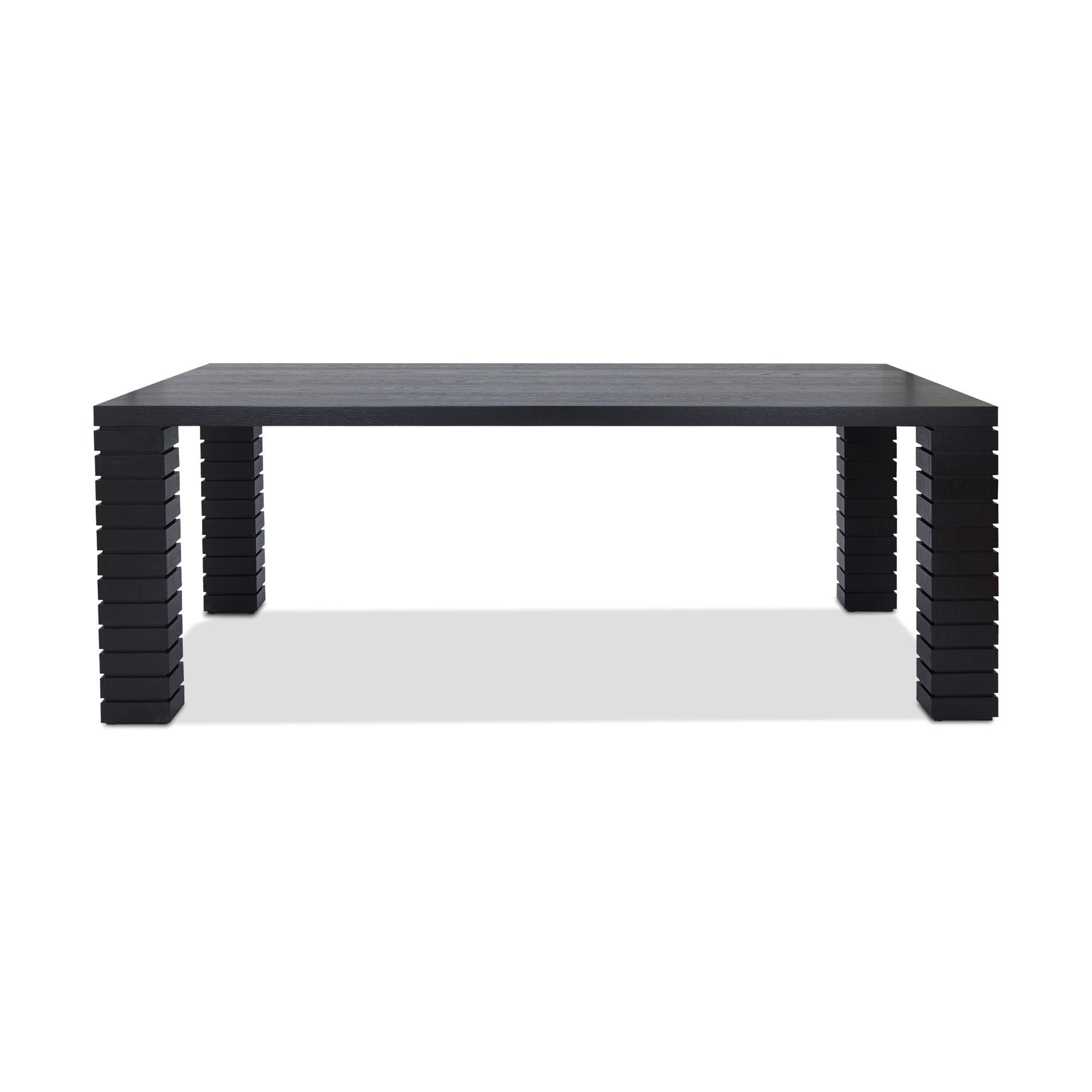Pascal Brushed Ash Wood & Wenge Dining Table by Liang & Eimil