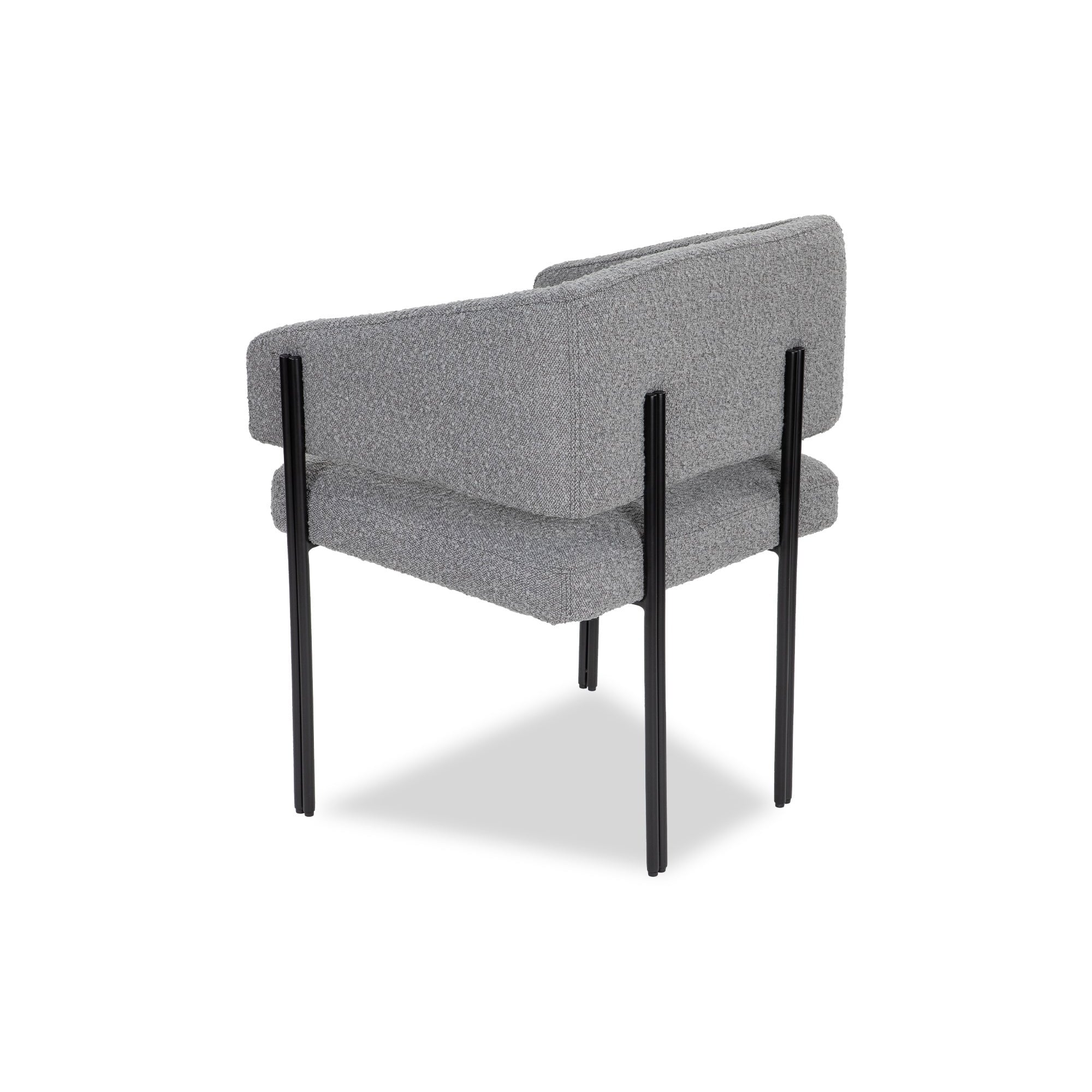 Tatler Boucle Grey Fabric Dining Chair by Liang & Eimil