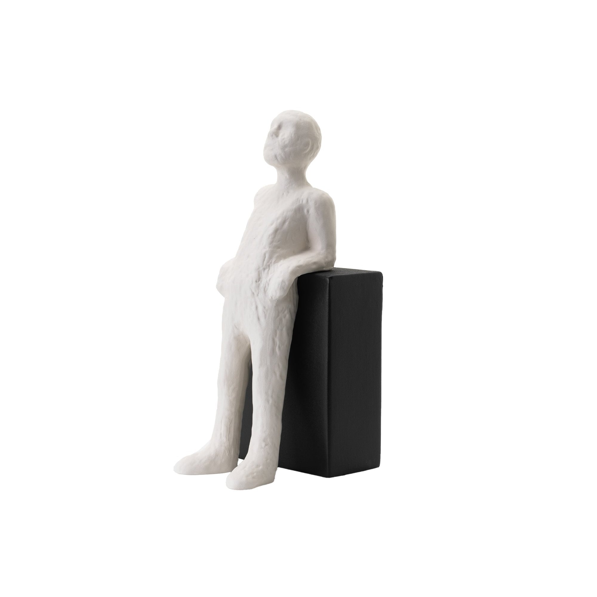 Hinton I Black & White Ceramic Sculpture by Liang & Eimil