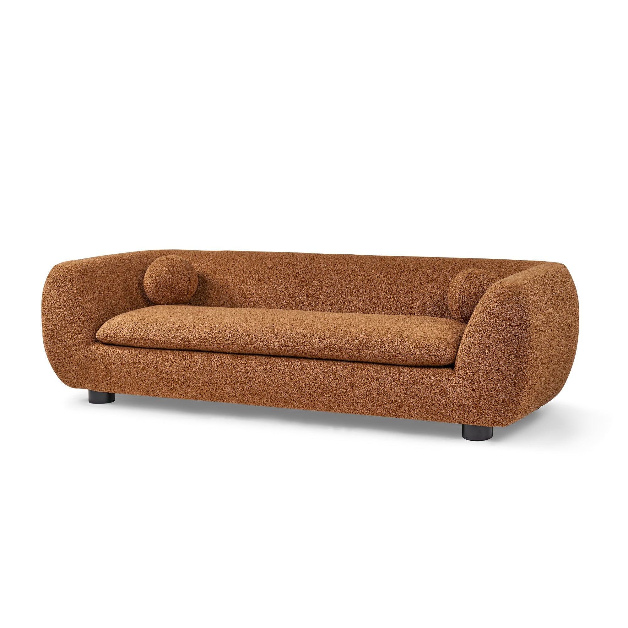 Hudson Beau Clay Boucle Fabric Sofa by Liang & Eimil