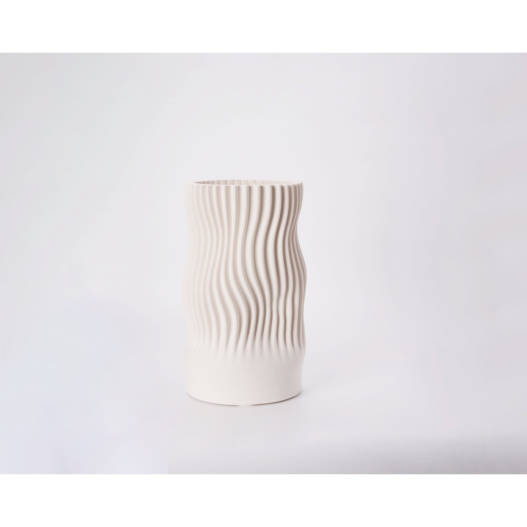 Imera White Ceramic Vase by Liang & Eimil