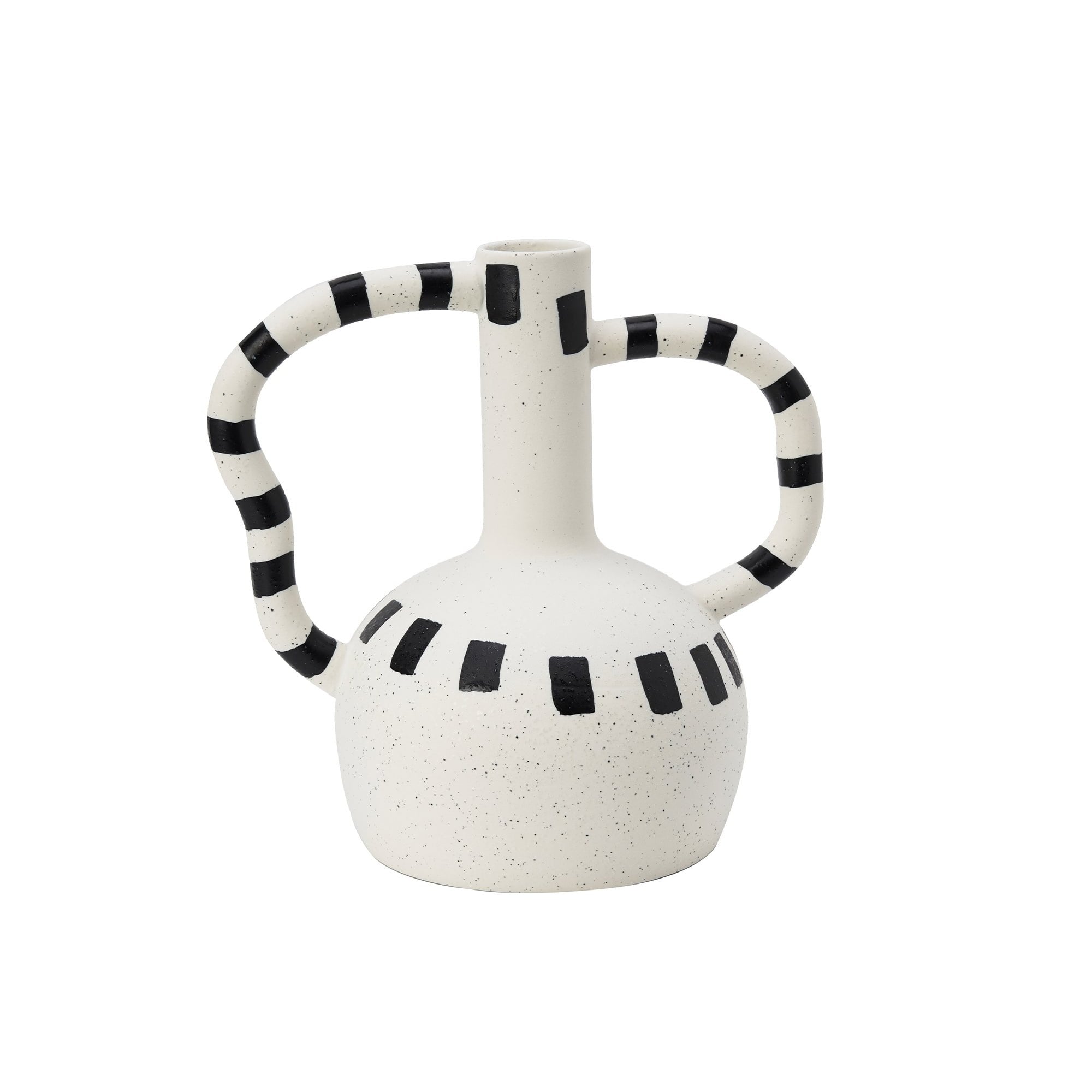 Irving Vase - Black & White Ceramic by Liang & Eimil