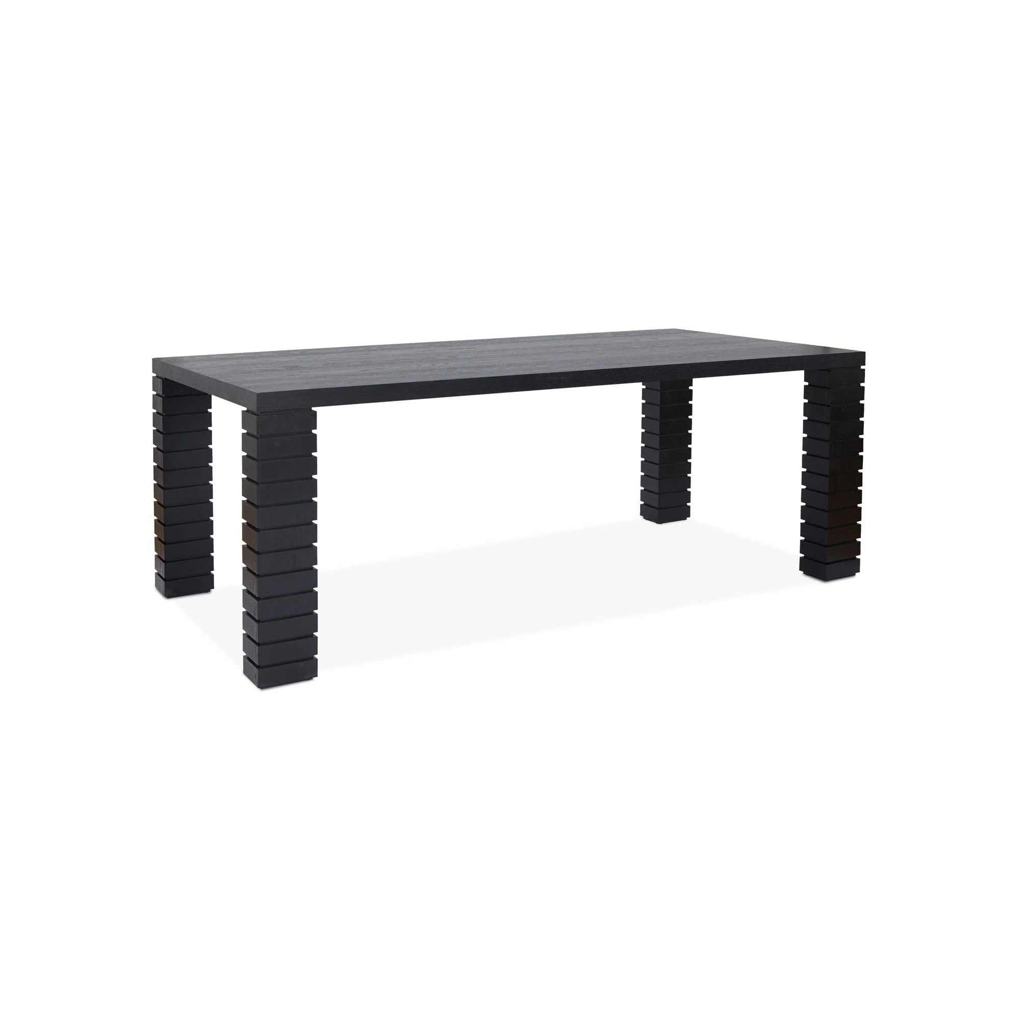 Pascal Brushed Ash Wood & Wenge Dining Table by Liang & Eimil