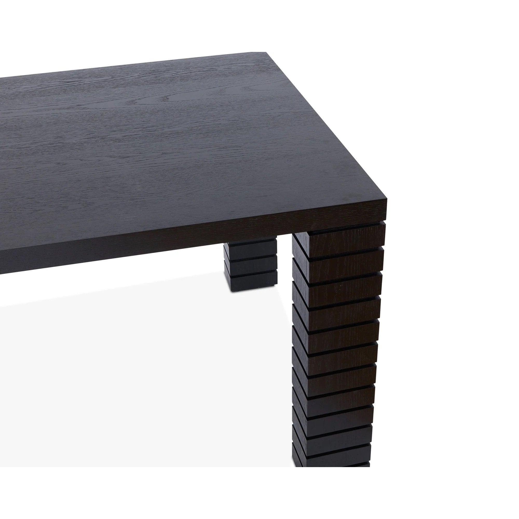 Pascal Brushed Ash Wood & Wenge Dining Table by Liang & Eimil