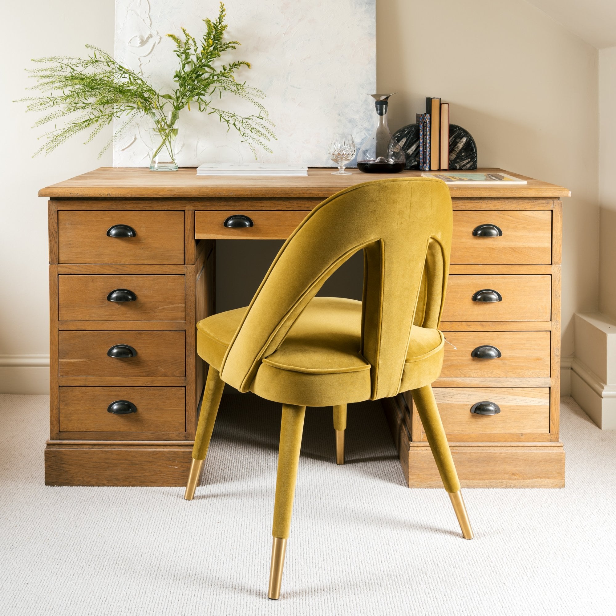 Pigalle Kaster Mustard Dining Chair by Liang & Eimil