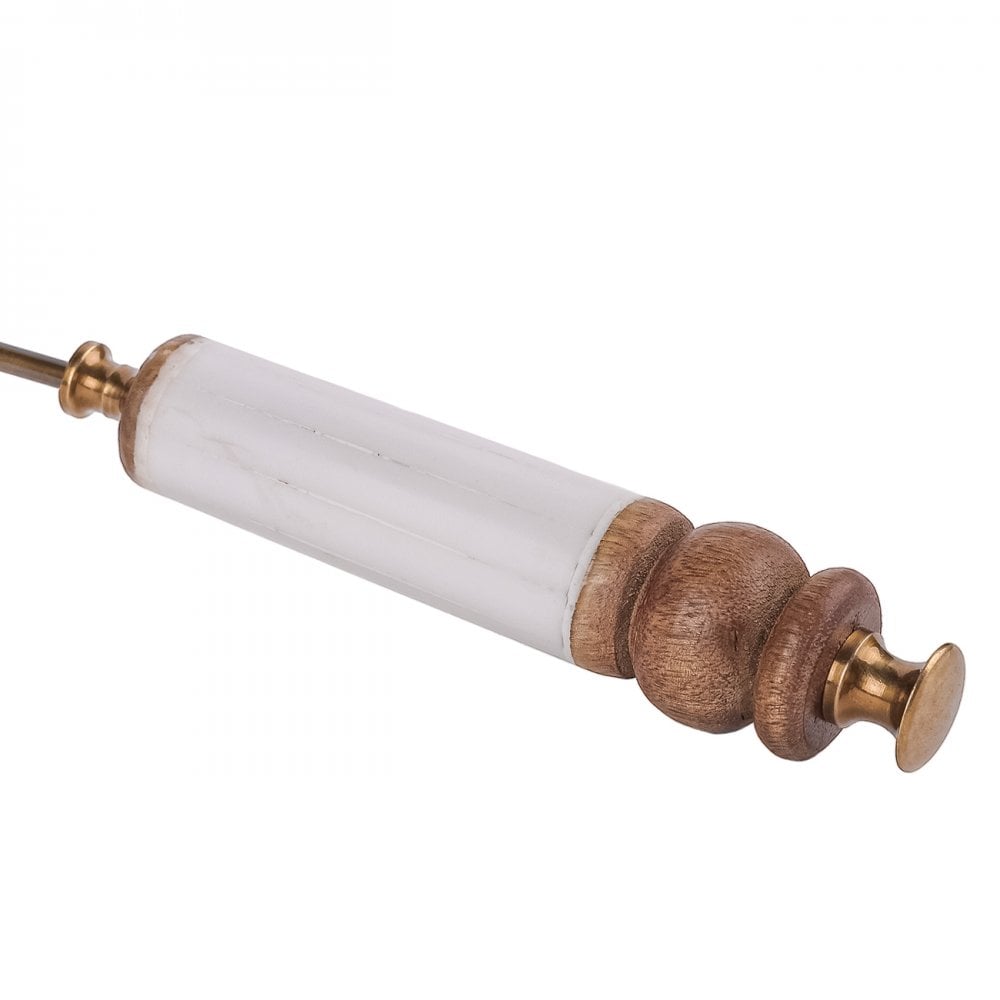 Harris Antique Brass Candle Snuffer with Bone Inlay Handle by Libra Interiors