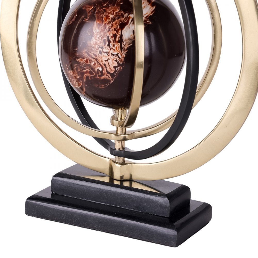 Kingsley Armillary with Marble Globe by Libra Interiors