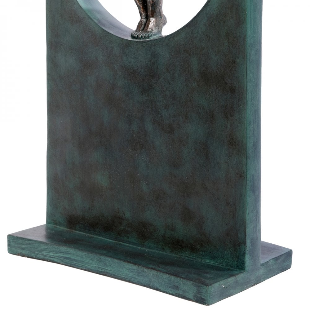 Precision Diver Antique Bronze Sculpture by Libra Interiors