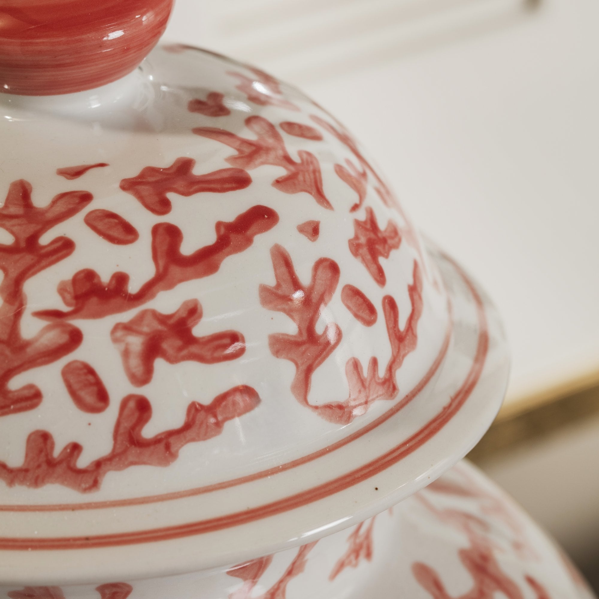 Coral Patterned Lidded Ginger Jar by Kensington