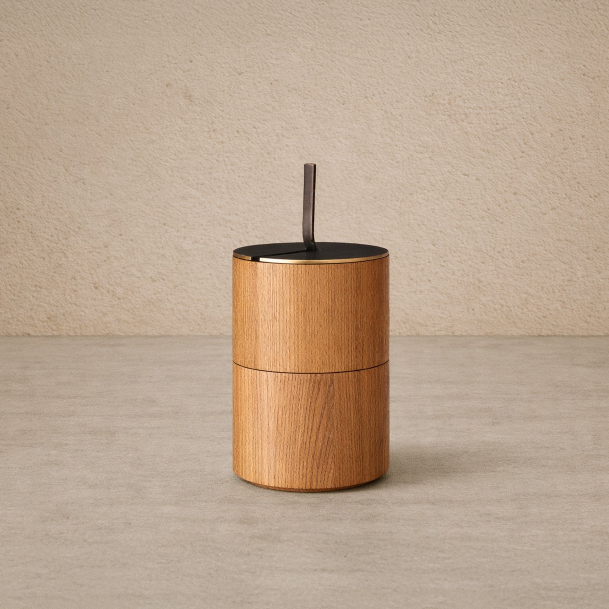 Savina Small Box - Brown Wood/Metal by Liang & Eimil