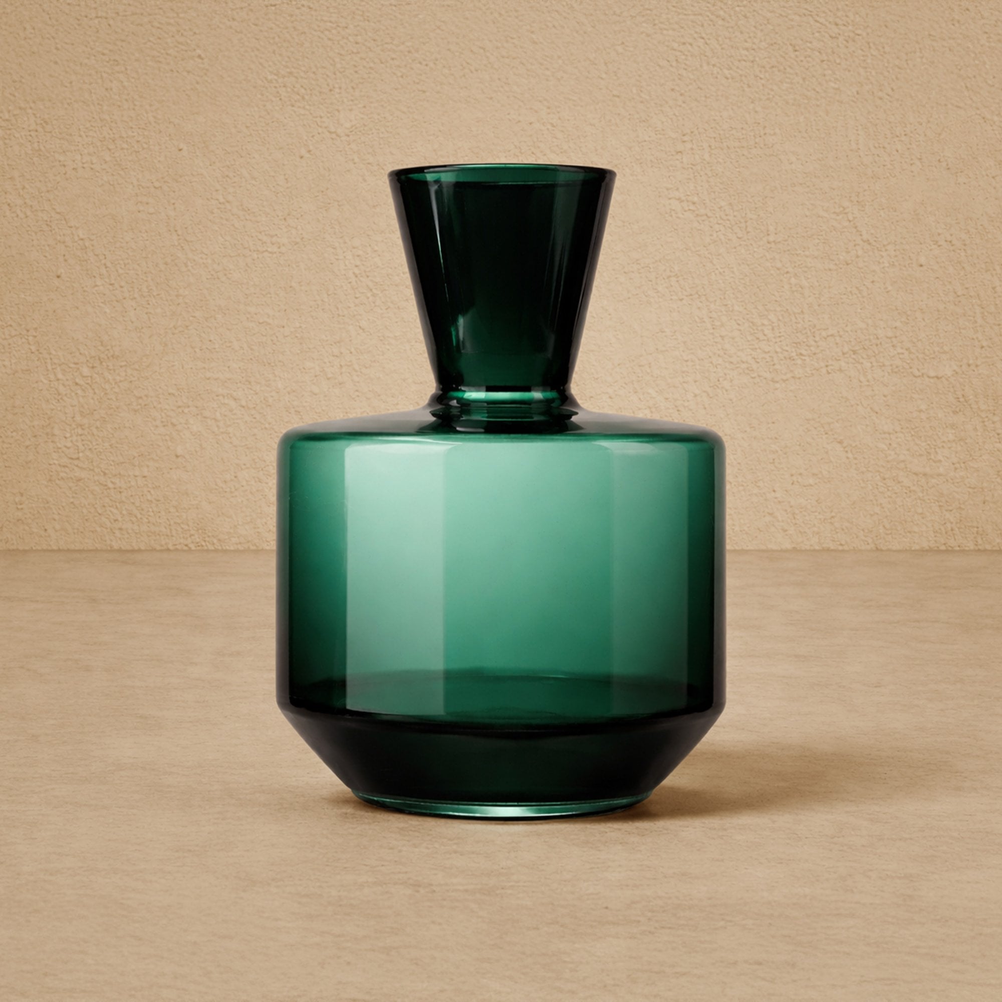 Marenzo Small Vase - Green Glass by Liang & Eimil