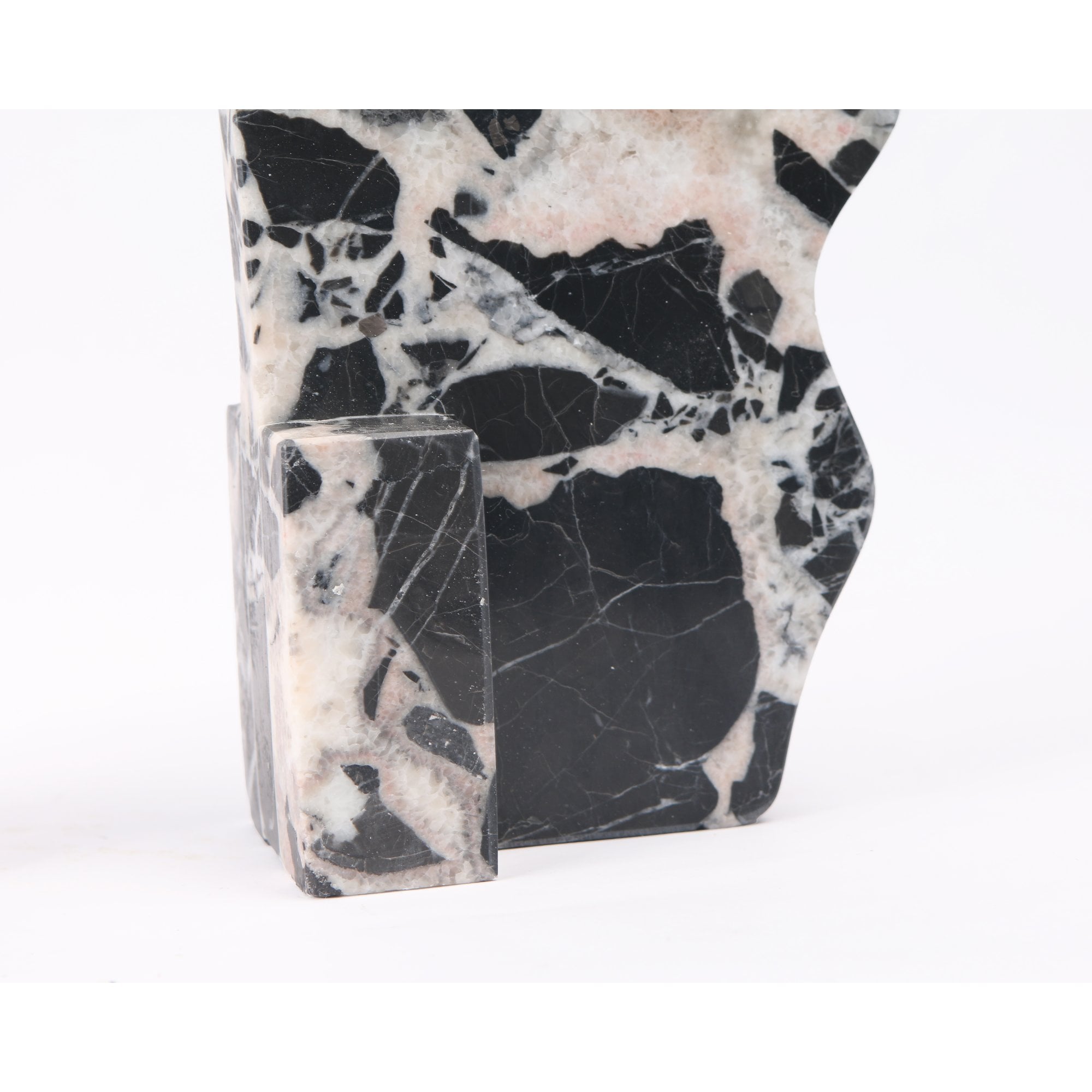 Cortex Black Marble Bookends by Liang & Eimil