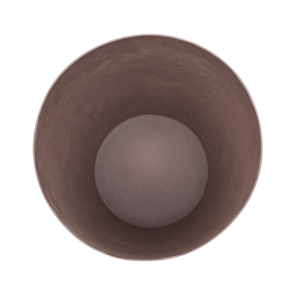 Samui Brown Stonewash Tapered Planter by Libra Interiors