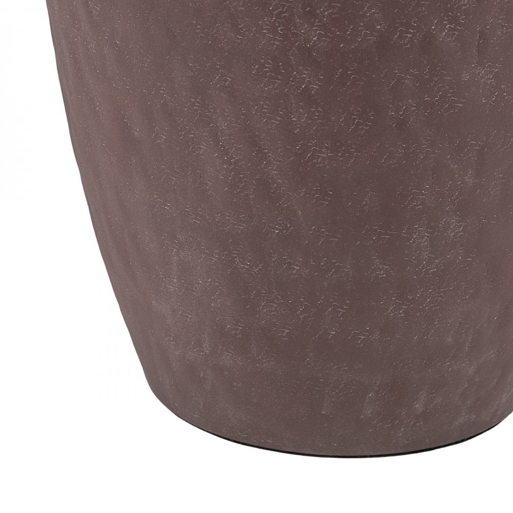 Samui Brown Stonewash Tapered Planter by Libra Interiors