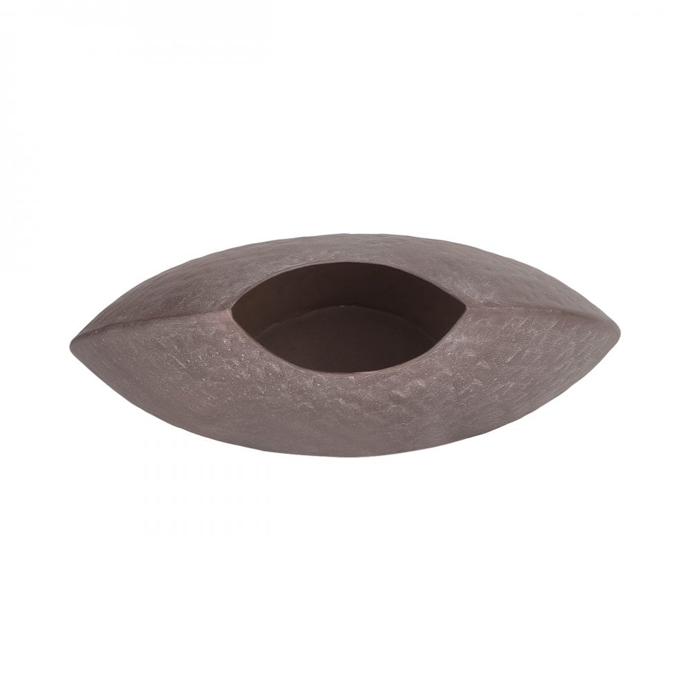 Samui Brown Stonewash Moon Vase by Libra Interiors