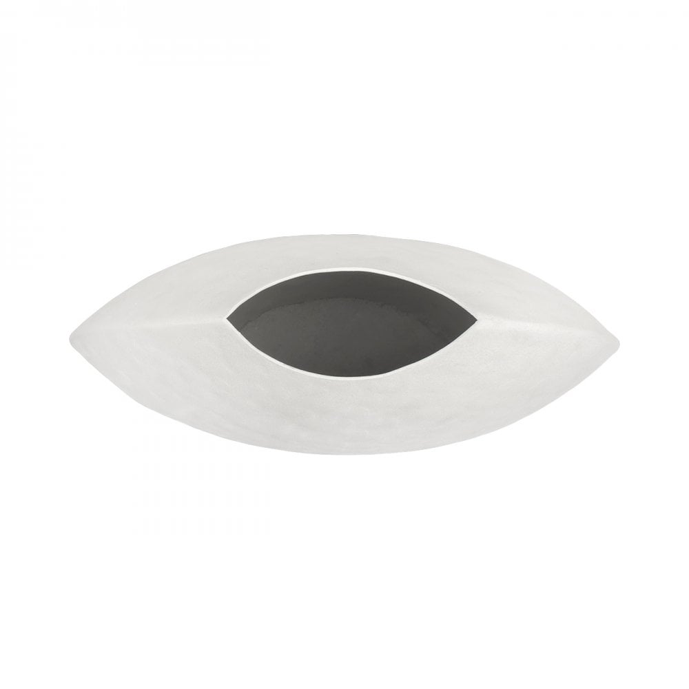Samui White Stonewash Moon Vase by Libra Interiors