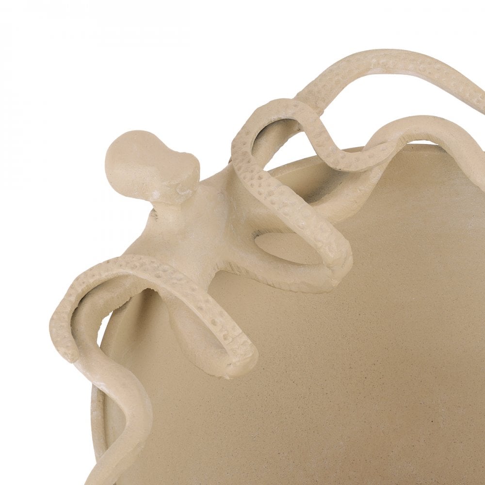Seaside Octopus Beige Stonewash Bowl by Libra Interiors