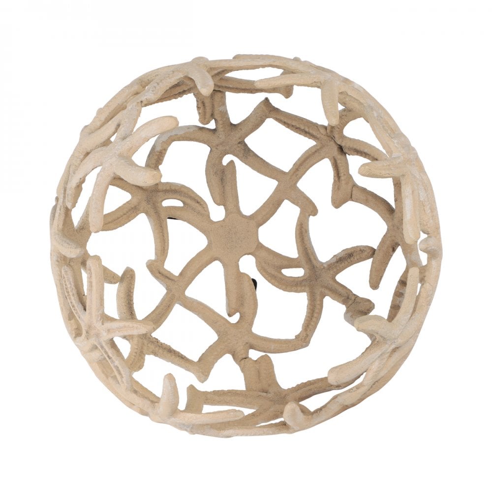 Seaside Starfish Beige Stonewash Deep Bowl by Libra Interiors