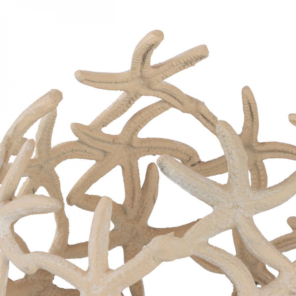 Seaside Starfish Beige Stonewash Deep Bowl by Libra Interiors
