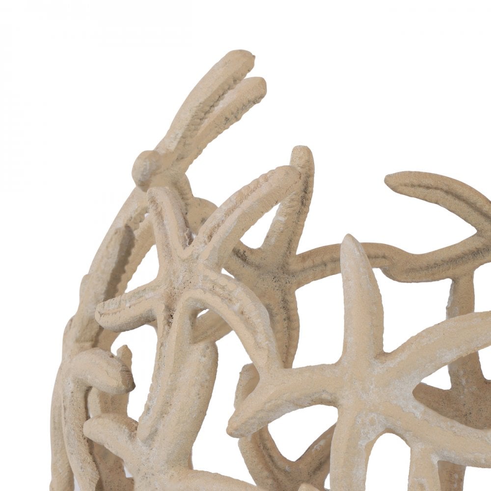 Seaside Starfish Beige Stonewash Deep Bowl by Libra Interiors