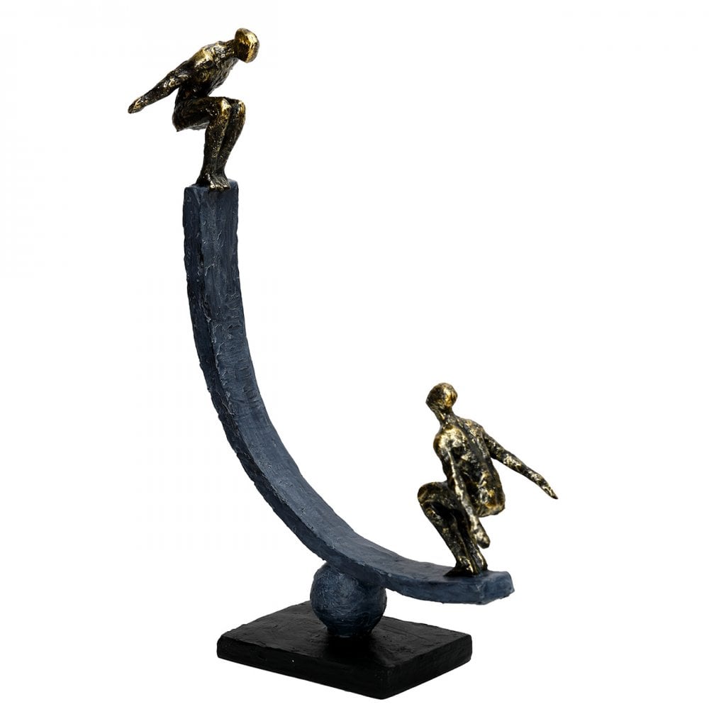 Balancing Act Figures Sculpture by Libra Interiors