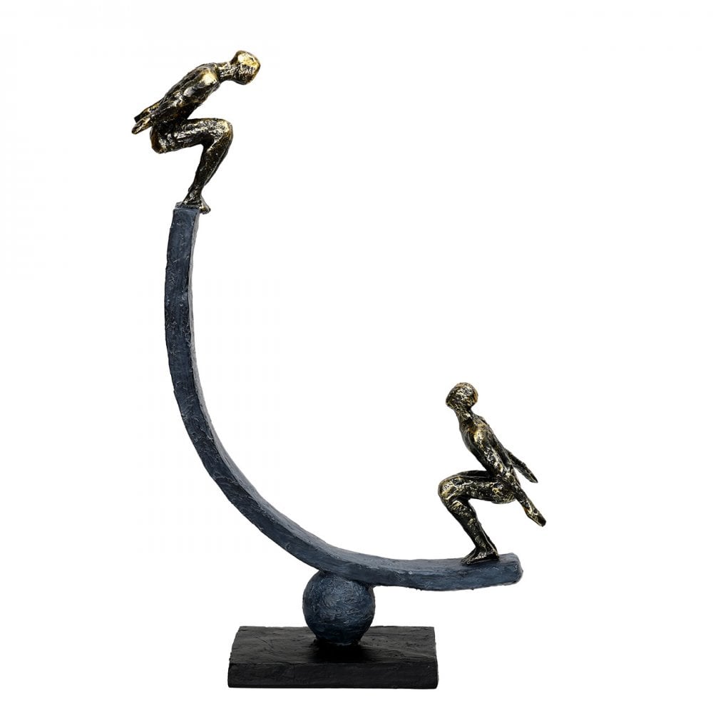 Balancing Act Figures Sculpture by Libra Interiors