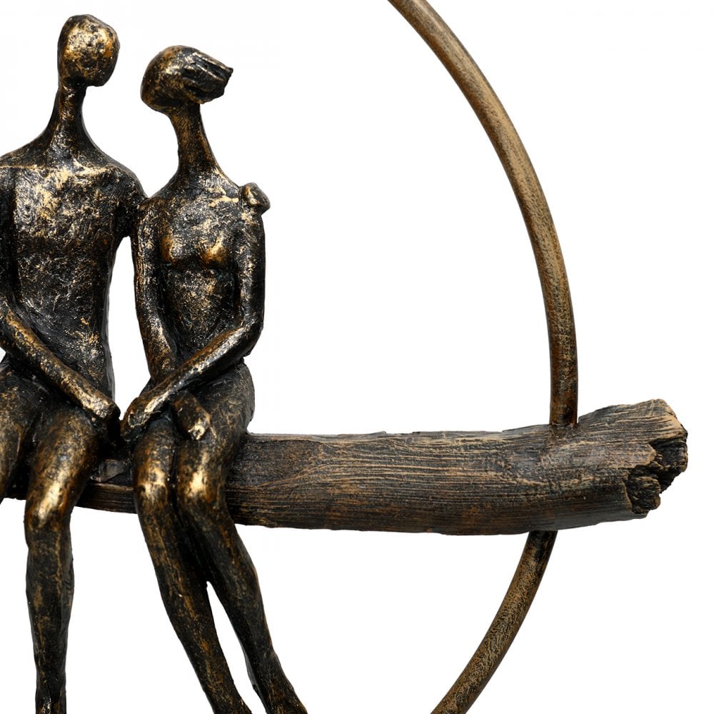 Circle of Life Couple Sculpture by Libra Interiors
