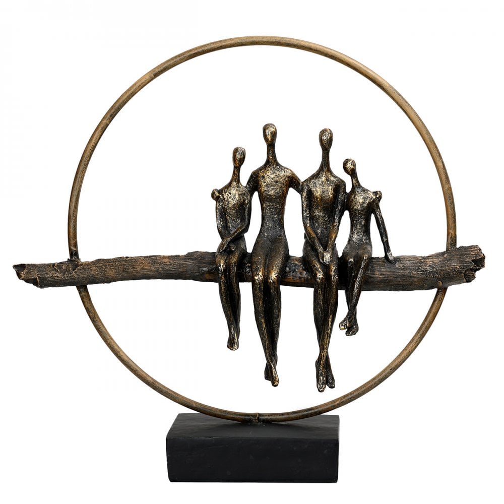 Circle of Life Family Sculpture by Libra Interiors