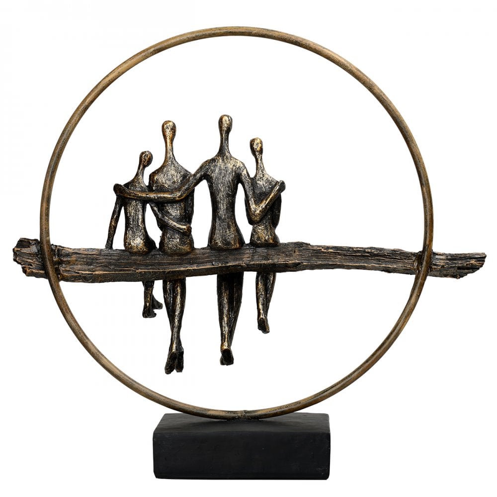 Circle of Life Family Sculpture by Libra Interiors