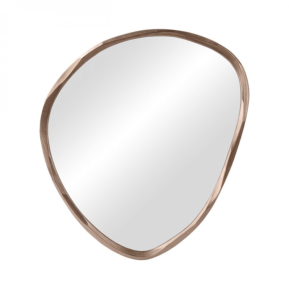 Telby Antique Brass Aluminium Mirror 130x100cm by Libra Interiors