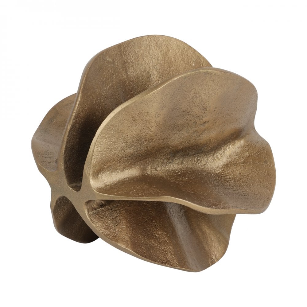 Ellie Bloom Brass Aluminium Small by Libra Interiors