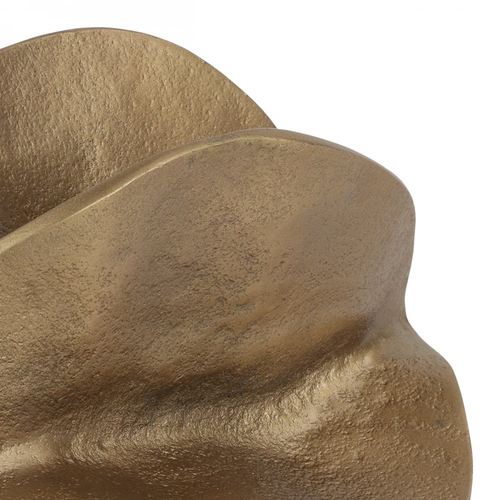Ellie Bloom Brass Aluminium Small by Libra Interiors