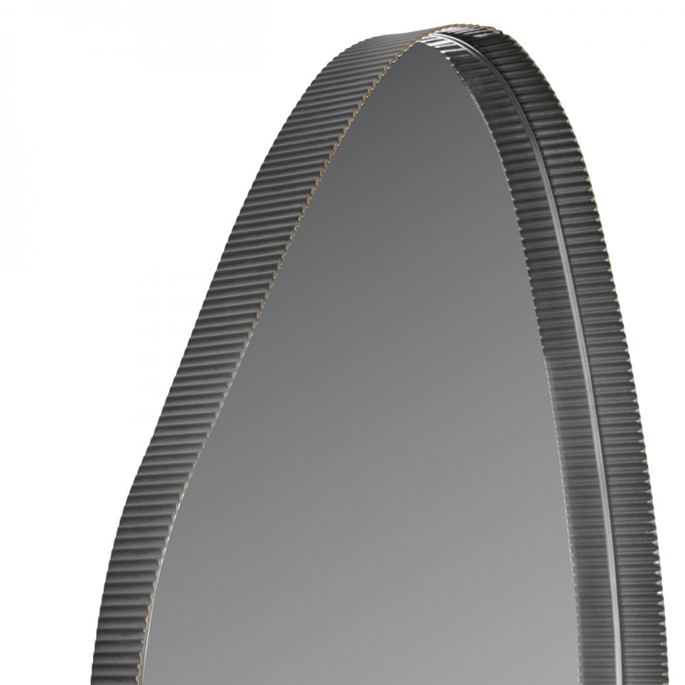 Oregon Medium Gilded Oak Wood Wall Mirror by Libra Interiors
