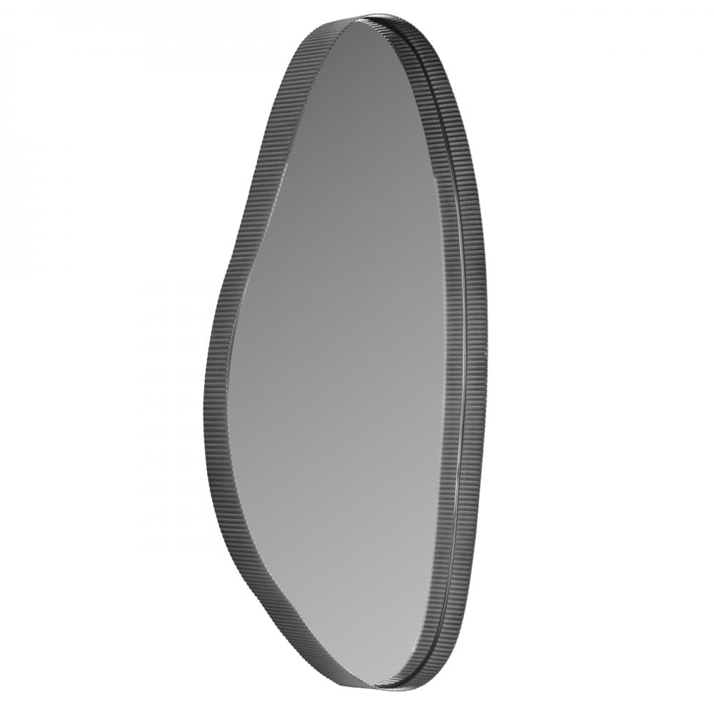 Oregon Small Gilded Oak Wood Wall Mirror by Libra Interiors