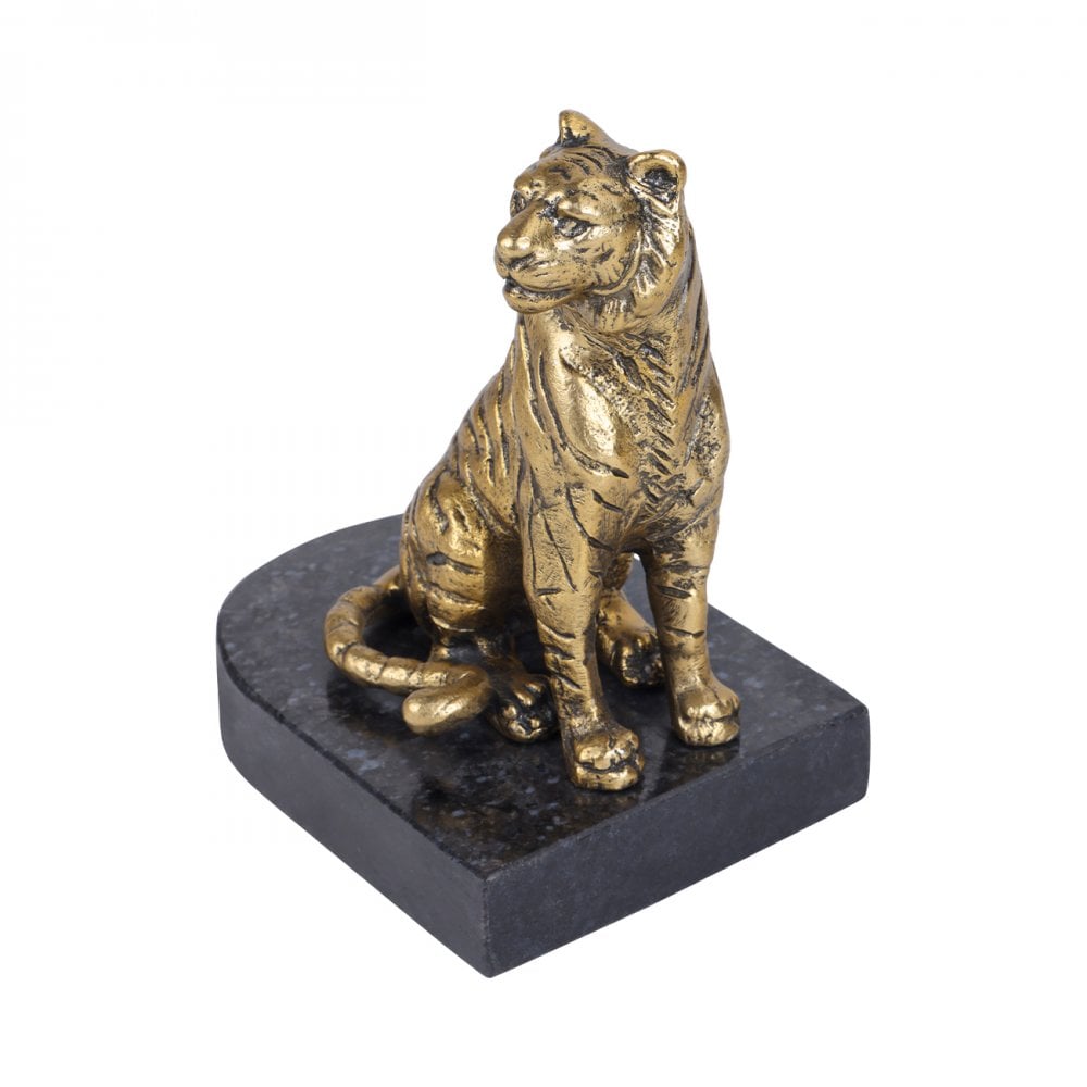 Kavari Tiger Granite Bookends Set of 2 by Libra Interiors