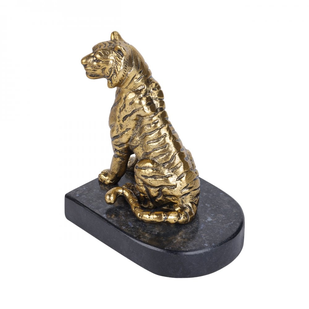Kavari Tiger Granite Bookends Set of 2 by Libra Interiors