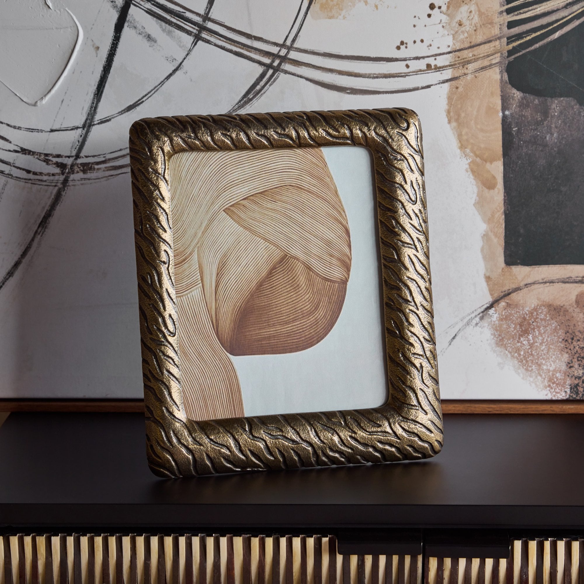 Kavari Tiger Photo Frame 8x10 by Libra Interiors