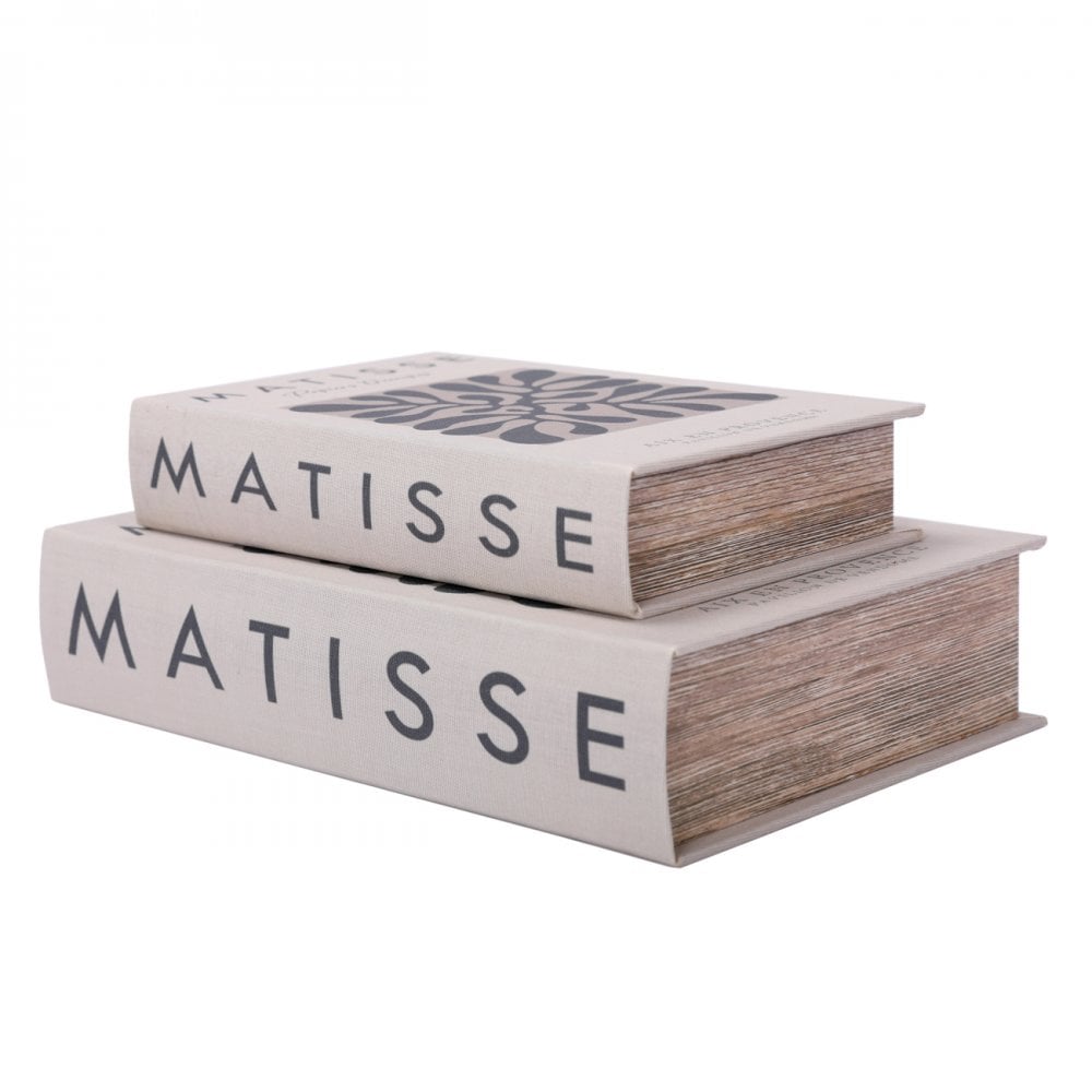 Matisse Set of 2 Book Boxes by Libra Interiors