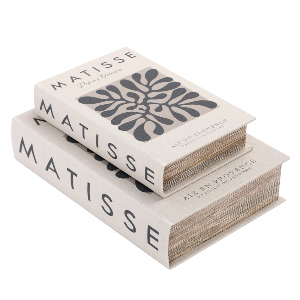 Matisse Set of 2 Book Boxes by Libra Interiors