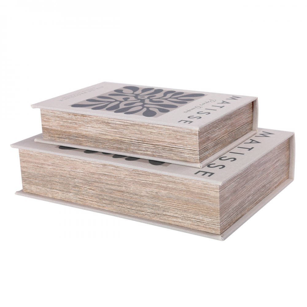 Matisse Set of 2 Book Boxes by Libra Interiors